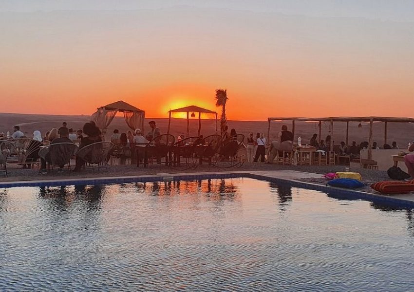 Magical Dinner in Marrakech Desert with Transportation